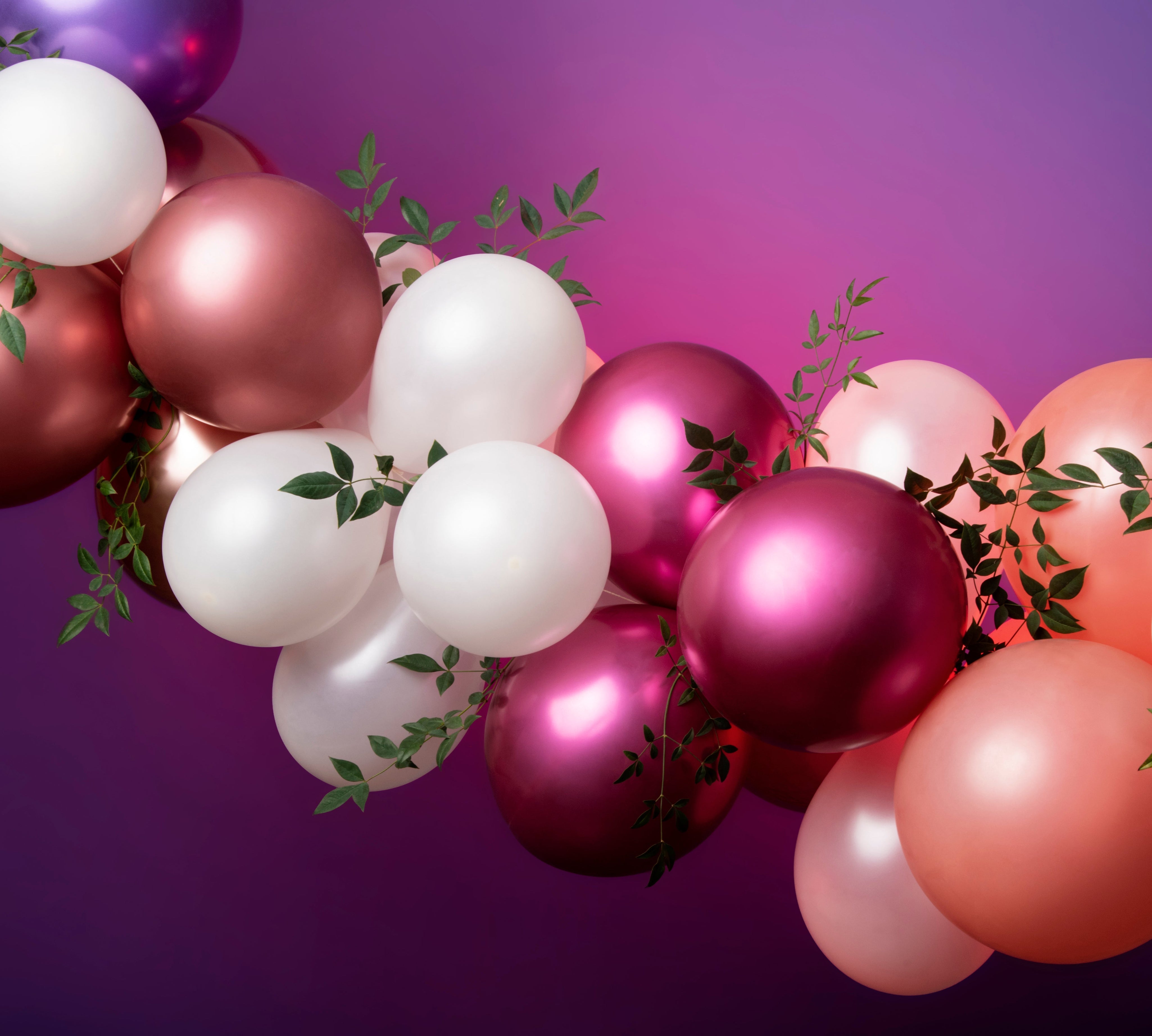 Balloon decorations for events and celebrations