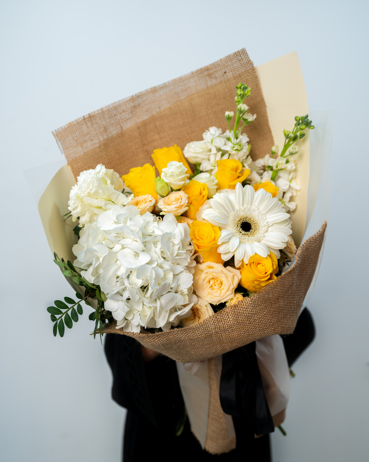 Sunshine Kiss flower bouquet with yellow flower shop in Dubai