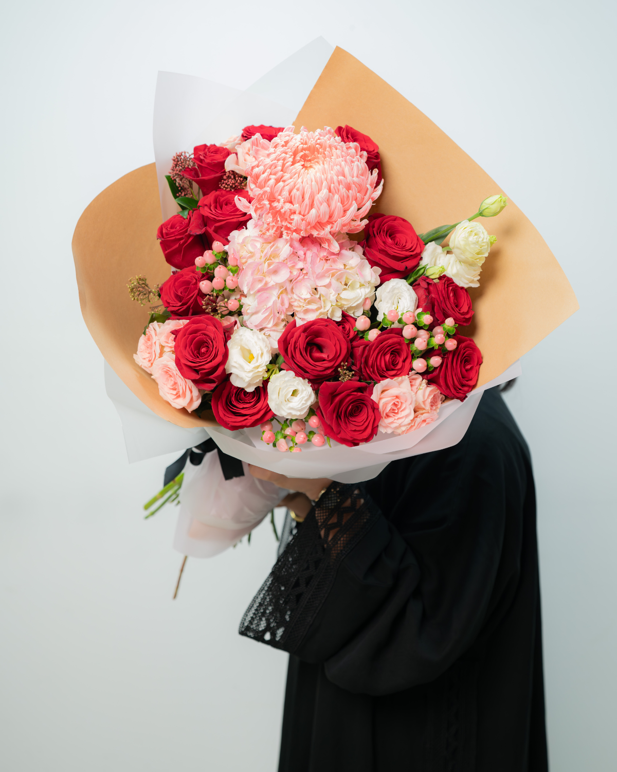 Radiant Rouge flower bouquet for fresh red flowers with flower shop in Dubai