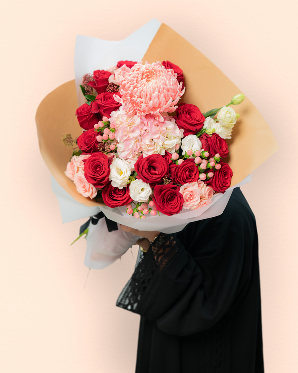 Radiant Rouge Flower Bouquet