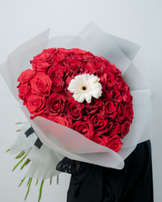 Love’s Halo flower bouquet featuring soft romantic flower shop JLT