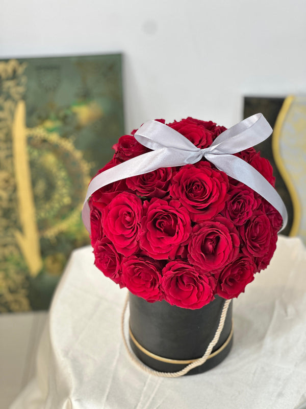 Red Roses in a Box